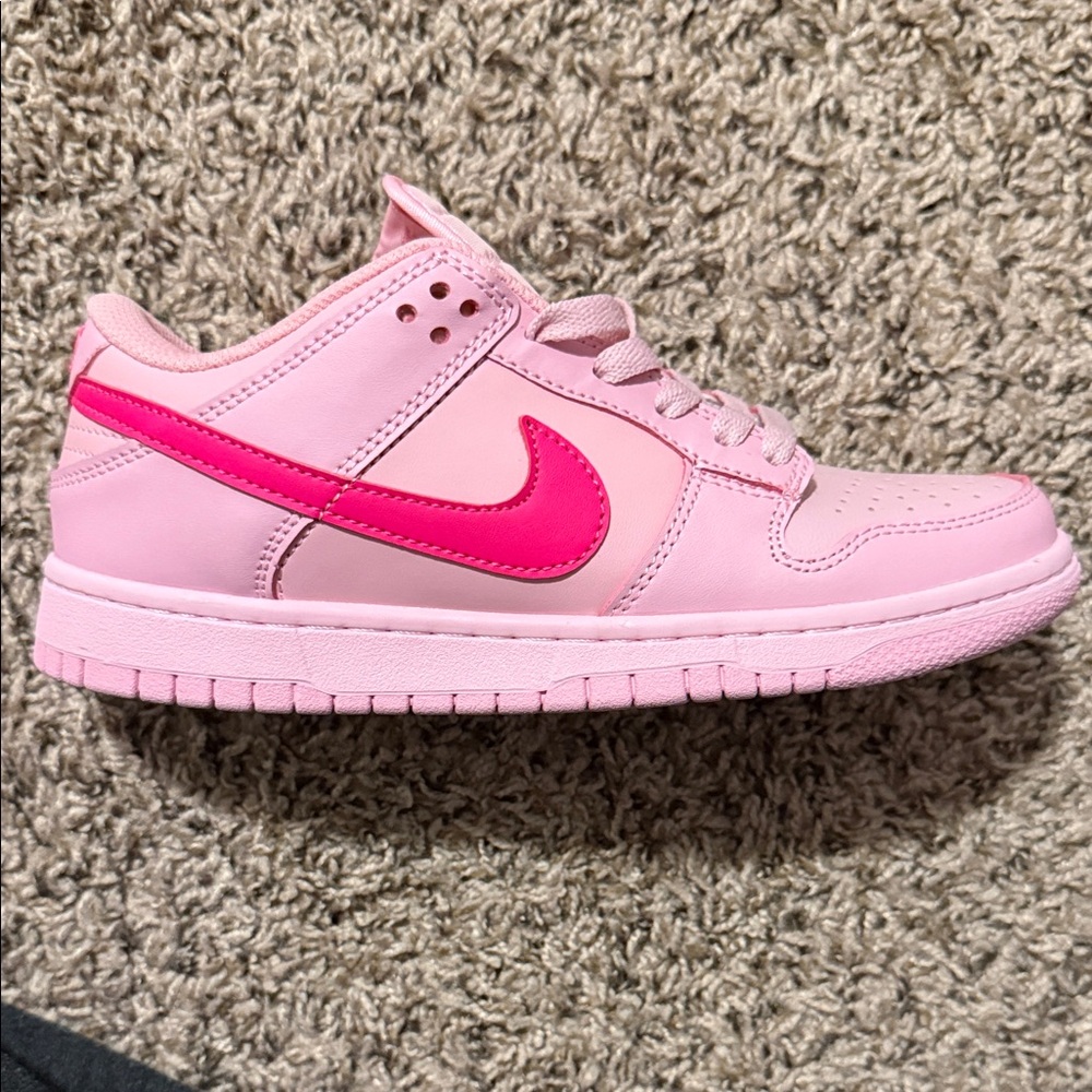 Nike Vibrant Pink Dunks Athletic Shoes